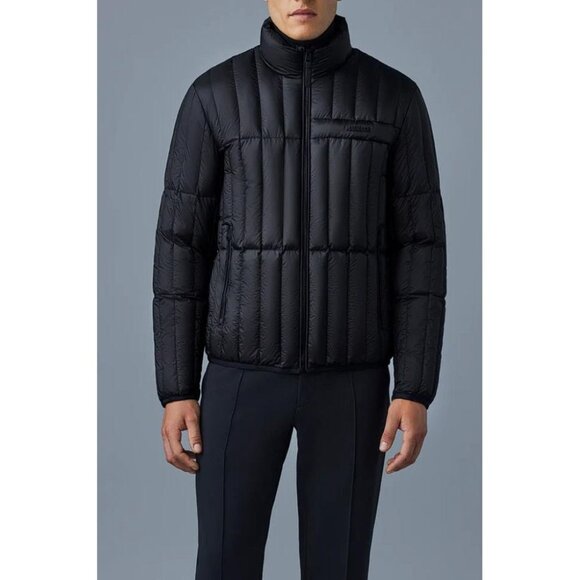 MACKAGE Men's Down Jacket Philip Size 38 In Black - Picture 1 of 13